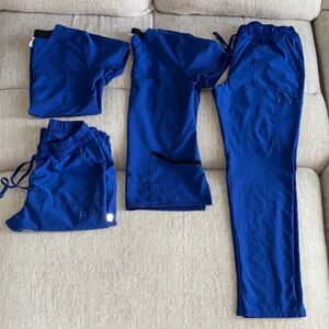 Blue Scrub Set Bundle